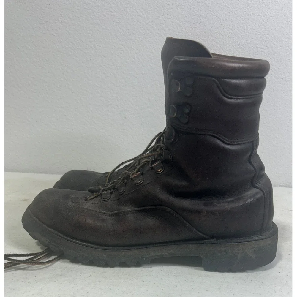 Danner‎ Gore-Tex Leather Hiking Boots Dark Brown Vibram Sole Work Boots Mens